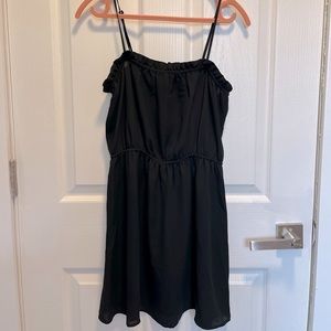 Black Flowy Mini Dress